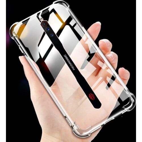 Red Magic 5G 2020 Case Heavy Duty Drop-proof Clear Soft TPU Case Cover For ZTE Nubia Red Magic 5G NX659J