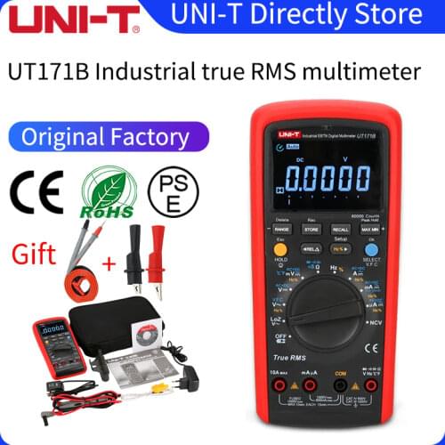 UNI-T True RMS Digital Multimeter UT171A UT171B UT171C Auto Range NS Conductivity Measurement Diode Test V.F.C