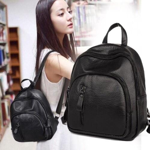 Forever Young Designer Women Backpack Mini Soft Touch Leather Small Backpack Female Fashion Ladies Bagpack Satchel Shoulder Bag