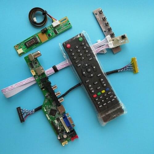 For N150X3 1 lamps VGA AV TV Digital Signal New Controller 15" Driver Board USB Module 30pin 1024X768