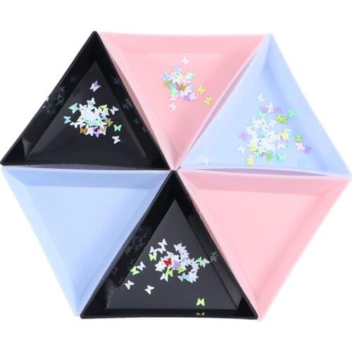 Drilling Tools Crystal Sorting Trays Beads Decor Picker Nail Tray Nail Gems Holder Display Plate Rhinestone Storage