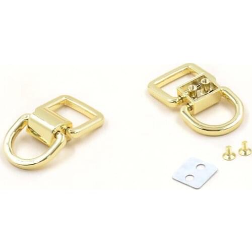 Metal hanger connector buckle square buckle screw connector for chain bag handbag strap accessories