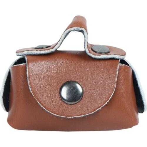 Brown Fashion Shoulder Shopping Handbag Wholesale 10 Pcs / Set Handmade 1:6 Doll Leather Bag for Barbie Doll Accessories Toy