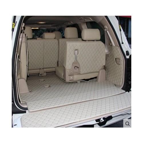 New! Special trunk mats for Toyota Land Cruiser 200 7seats waterproof boot carpets for Toyota LC200 -2007 styling