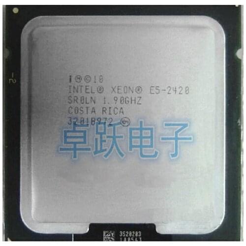 Original Intel Xeon E5 2420 Xeon E5-2420 1.9GHz 15MB 6-Core LGA1356 Processor SR0LN