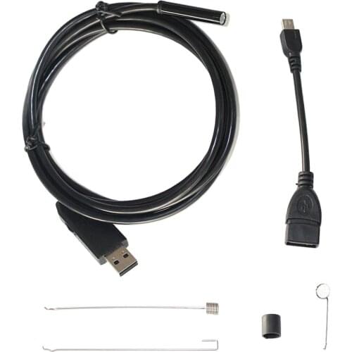 OTG 8mm Waterproof Borescope Car/Engine/Tube Inspection Camera Android 1m