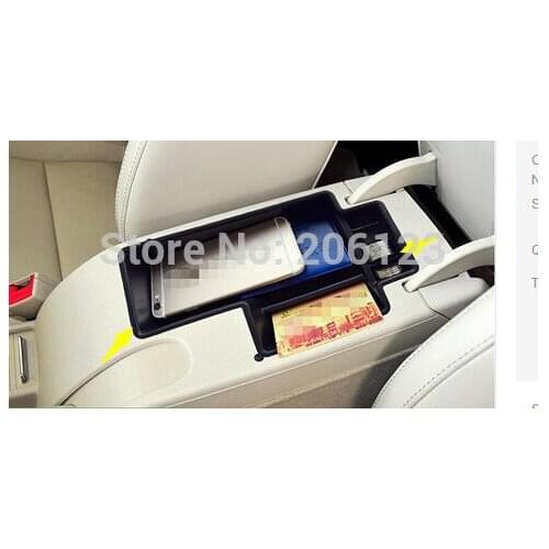For Skoda Superb 2014-2017 Plastic Central Storage Pallet Armrest Container Box 1pcs