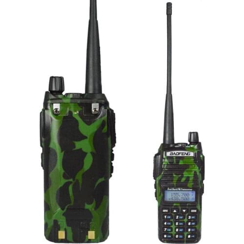 Baofeng UV-82 Camouflage two way radio ,vhf/uhf transceiver sister alan midland uv-5r plus free earpiece