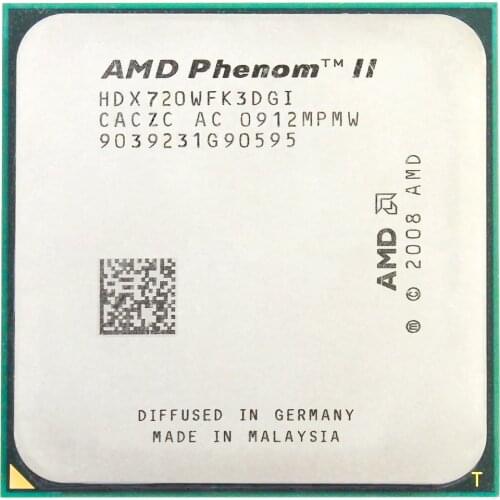 AMD Phenom II X3 720 Triple-Core 2.8Ghz/ 6M /95W / 2000GHz CPU Processor Socket AM3 AM2+ 938 pin