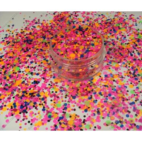 Mix colors Dot nail art Glitter Round Paillette nail glitter design for nail gel polish,make up,decoration
