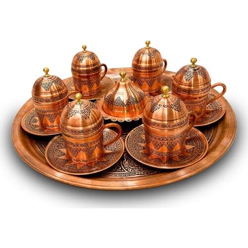 Handmade Copper Coffee Cup Pad (6 Cuplock Suit)