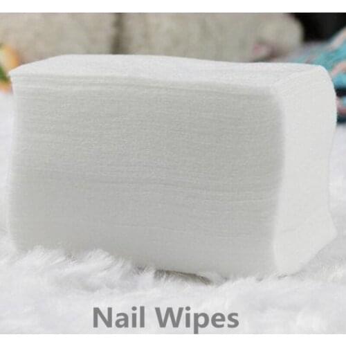 Nail Wipes 900Pcs/bag Cleaning Nail Gel And Nail Polish Made Of Pure Natural Cotton Fiber