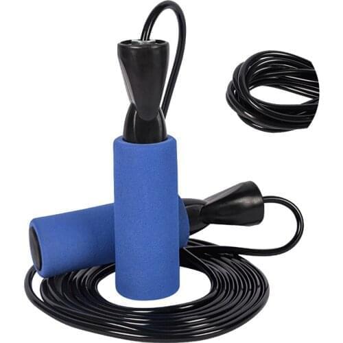 Jump Rope PVC Wire Fitness Speed Workout Body Building Sports Equipment Home Gym Skipping Rope Training Gear Exercise Slim Body