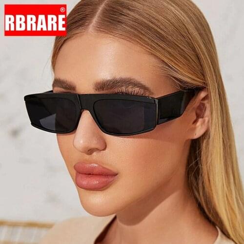 RBRARE Small Cat Eye Sunglasses Women Luxury Brand Designer Sunglasses Women Square Sun Glasses for Men Retro Gafas De Sol Mujer