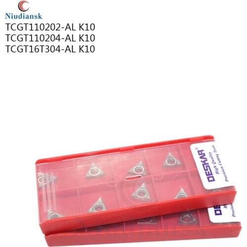 TCGT110202 TCGT110204 TCGT16T304-AL K10 High Quality CNC Lathe Turning Tools, Carbide Cutting Inserts, For Aluminum And Copper