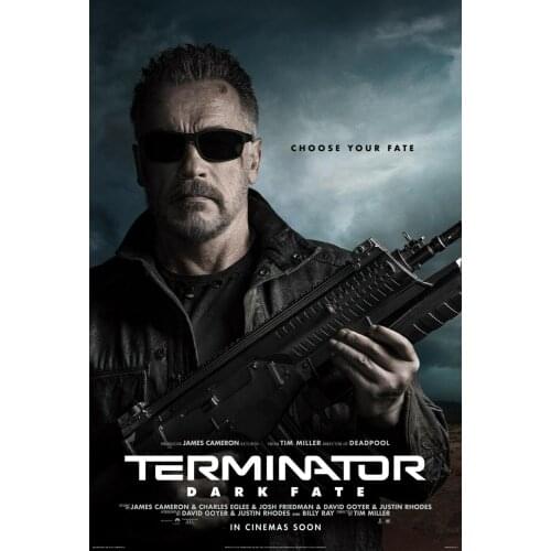 Terminator: Dark Fate Movie Art print Silk poster Home Wall Decor