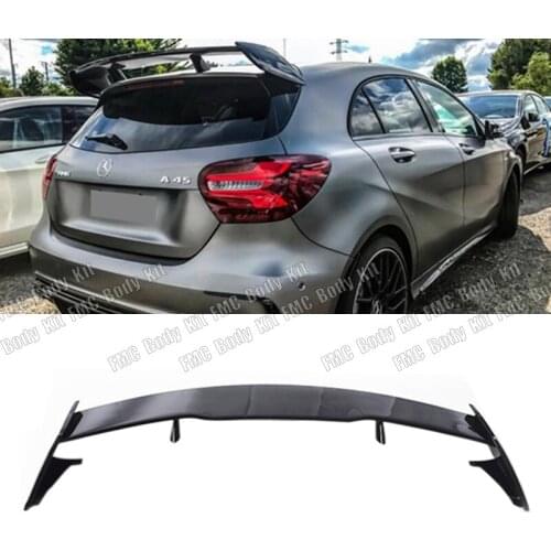Real Carbon Fiber Rear Boot Spoiler Tail Lid for Mercedes W176 A Class 5-door Hatchback 2013 - 2018 A180 A200 A250 A45 AMG Style