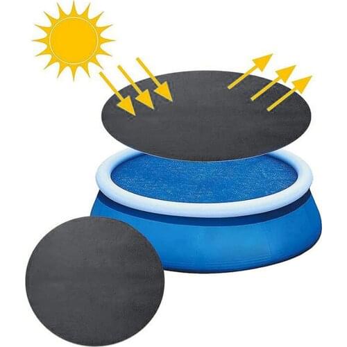 Pool Protection Cover Square/round Pool Cover Solar Tarpaulin Swimming Heat Insulation Film For Indoor Outdoor Pool Accessories