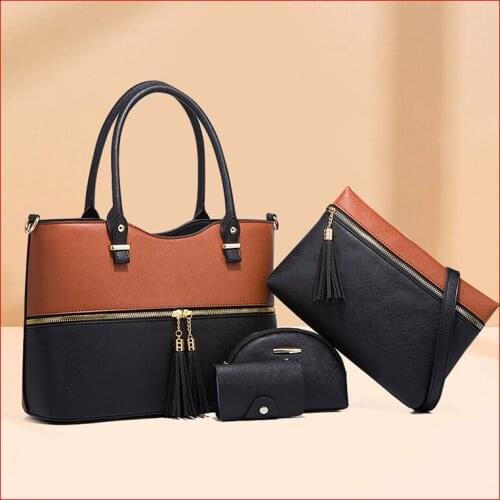 Womens Handbag PU leather Shoulder bag designer Luxury 2021new 4 PCS Crossbody Clucth Purse Wallet Ladies Shoulder bag