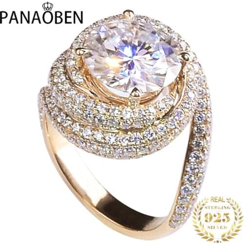 Typhoon Shape 925 Sterling Silver Ring for Women Luxury Golden Wedding Engagement Elegant Creative Snake Original Design Jewelry