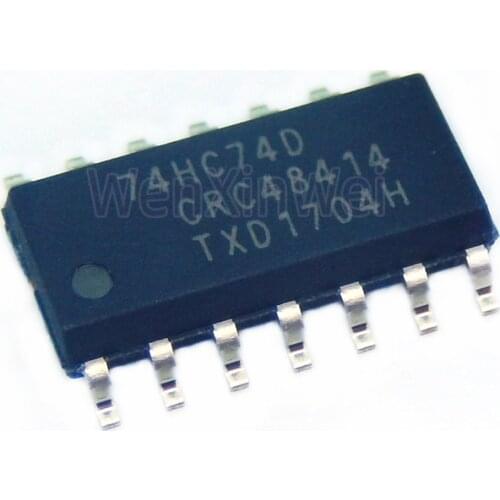 10PCS 74HC74D SOP14 74HC74 SOP SN74HC74DR SOP-14 SN74HC74 SMD new and original IC