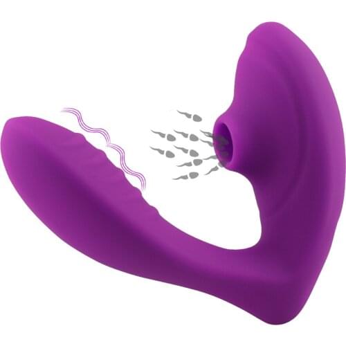 10 Speeds Wearable Vagina Sucking Massager Vibrating Sucker Oral Sex Toys Clitoris Stimulator for Women Sexual Wellness Product