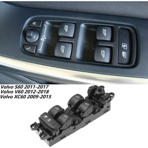 31334348 for Volvo S60 2011-2017 V60 2012-2018 XC60 2009-2015 Car Electric Power Window Master Switch