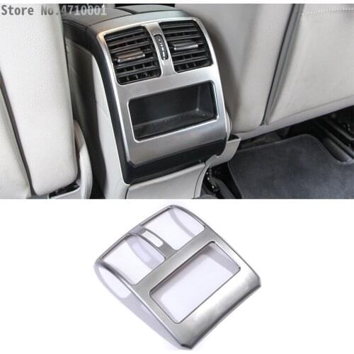 ABS Chrome Armrest Rear Air Conditioning Vent Outlet Cover Trim For Mercedes Benz GLK Class X204 200 300 360 Auto Accessories