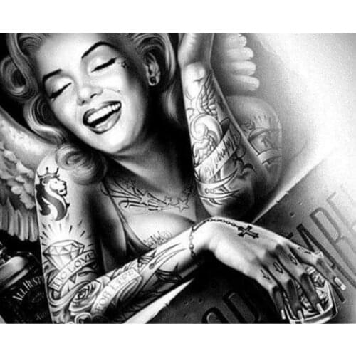 Diamond painting Marilyn Monroe, art, diamond embroidery full diamond mosaic picture of rhinestone cross stitch home decoration