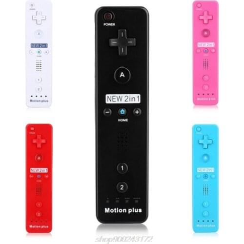Built-in Motion Plus Wireless Gamepad for Wii Remote Controller Joystick A20 21 Dropship