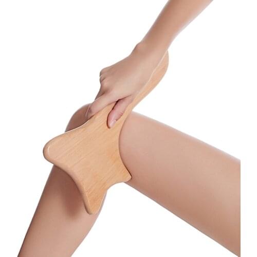 Dawngrey Wood Gua Sha Tools Anti Cellulite Therapy Lymphatic Drainage Paddle Massage Tool Health Care Provider