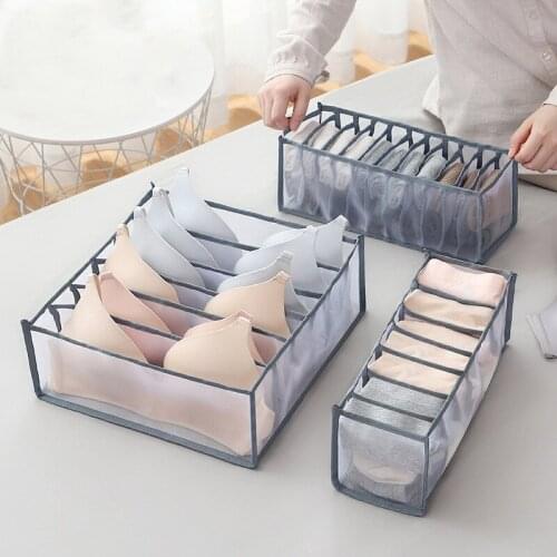 Underwear Bra Socks Panty Storage Boxes Cabinet Organizers Wardrobe Closet Home Organization Drawer Divider Dormitory Save Space