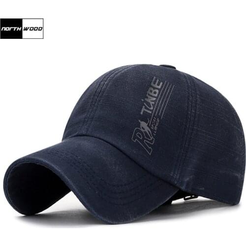 [NORTHWOOD] Mens Brand Washed Baseball Caps Summer Spring Sun Hats Gorras Para Hombre Dad Hat Bone Masculino Trucker Cap