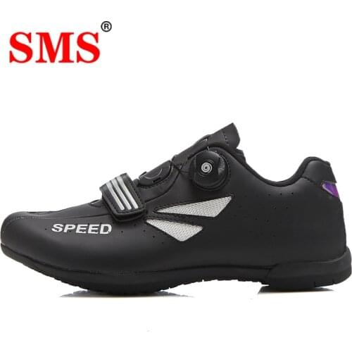 SMS Men Outdoor Cycling Shoes Breathable Self-Locking Mtb Shoes High Quality Non Slip Mountain Bike Shoes Bicycle Racing Shoes