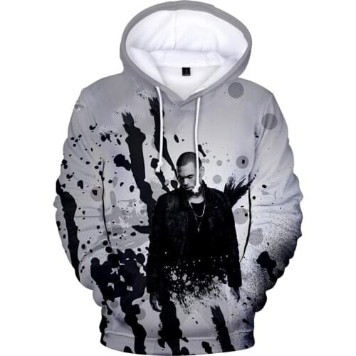 2021 New Singer Chris Brown Hoodies Casual Sweatshirt Men Women Hip Hop Boys Girls Fashion 3D Hoodie Pullover Hooded Mens Tops
