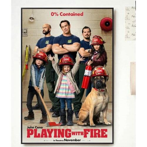 NP049 Playing with Fire Movie 1 Classic Film Fashion Trend Beautiful home Art Decor Silk Poster Wall Sticker Deco Gift