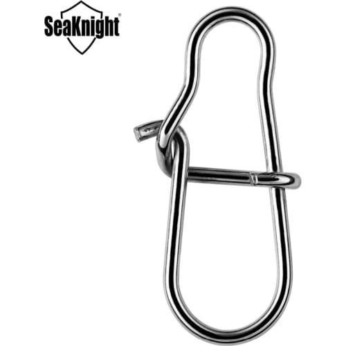 SeaKnight Stainless Steel Fishing Connector SK01 10 PCS Per Bag Powerful Capacity 13 15 17mm Size For Freshwater Saltwater