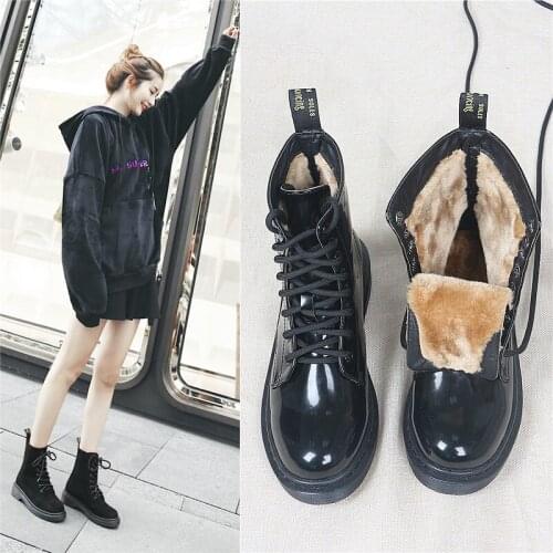 Womens Boots Autumn Round Toe Booties Woman 2020 Low Heel Shoes Clogs Platform Luxury Designer Rubber Mid Calf Summer