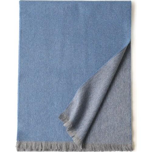 Double face color women fashion autumn winter scarfs pure cashmere 33x180cm 135g wholesale retail