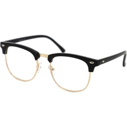 NatuweCo Unisex Glasses Frames Anti Blue-light Lenses Black Silver Gold Prescription Glasses Optical Frames Eyewear Eyeglasses