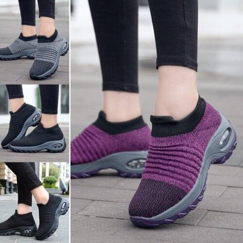 Women Walking Shoes Super Soft Height Increase Travel Outdoor Shoes 2019 New Design Shoes Woman Zapatos De Mujer