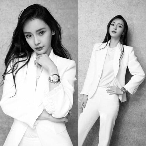 Women Suits Set For Work OL Stylish Office Ladies Formal Business Clothes Blazer Jacket Wide Leg Pants Elegant Pansuits