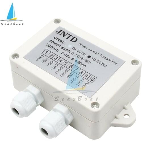 0-10V 4-20mA Load Cell Amplifier TD-SST02 Strain Sensor Transmitter Strain Gauge Sensor DC18-26V 24V