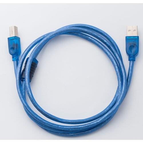 10PCS/LOT 1.5m 3m High Speed USB 2.0 Extension Scanner Printer Cable A To B Male Sync Data Cable With Magnetic Ring Wholesale