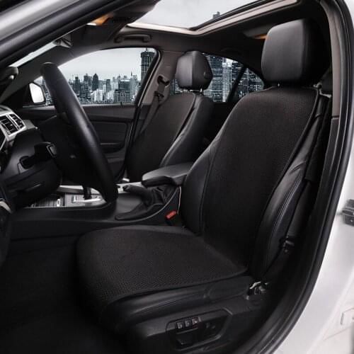 2pcs Ice Silk Breathable Small Waistline Car Seat Cushion