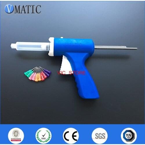 Free Shipping 10ml/cc Manual Epoxy Syringe Glue Gun With Syringe & Needles