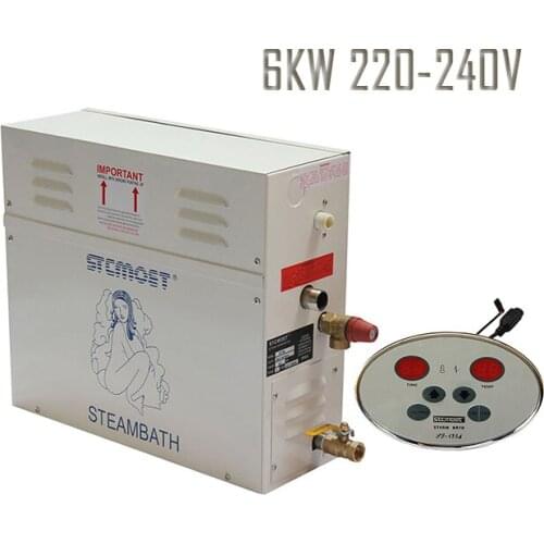 Free Shipping Promotion Ecnomic 6KW220V-240V 50HZ Best effective-cost steam generator HOME SPA steam bath /hot sales