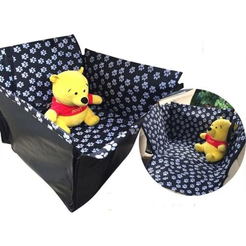 Copetsla 1Pcs 65x55x35cm Pet Carriers Dog Car Seat Cover Carrying for Dogs Cats Mat Blanket Rear Back Hammock Protector