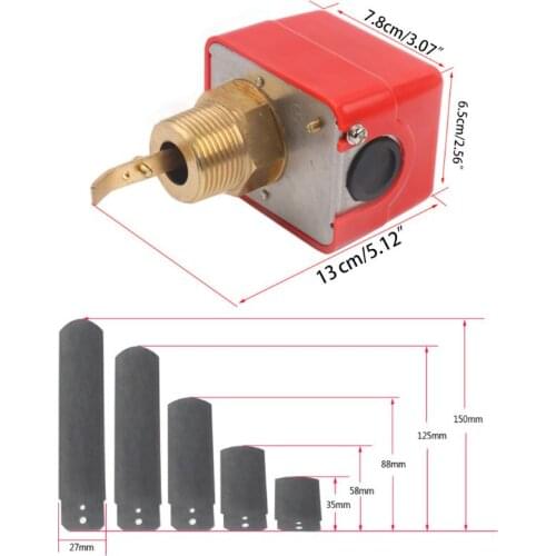 HFS-20/15/25 R3/4 Liquid Water Oil Sensor Control Automatic Paddle Flow Switch 15A 250V IP54 Y98E