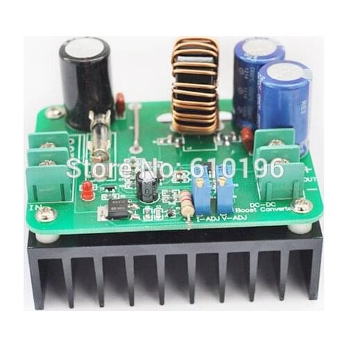 DC-DC 600W 10-60V to 12-80V Boost Converter Step-up Module Power Supply With Heat Sink